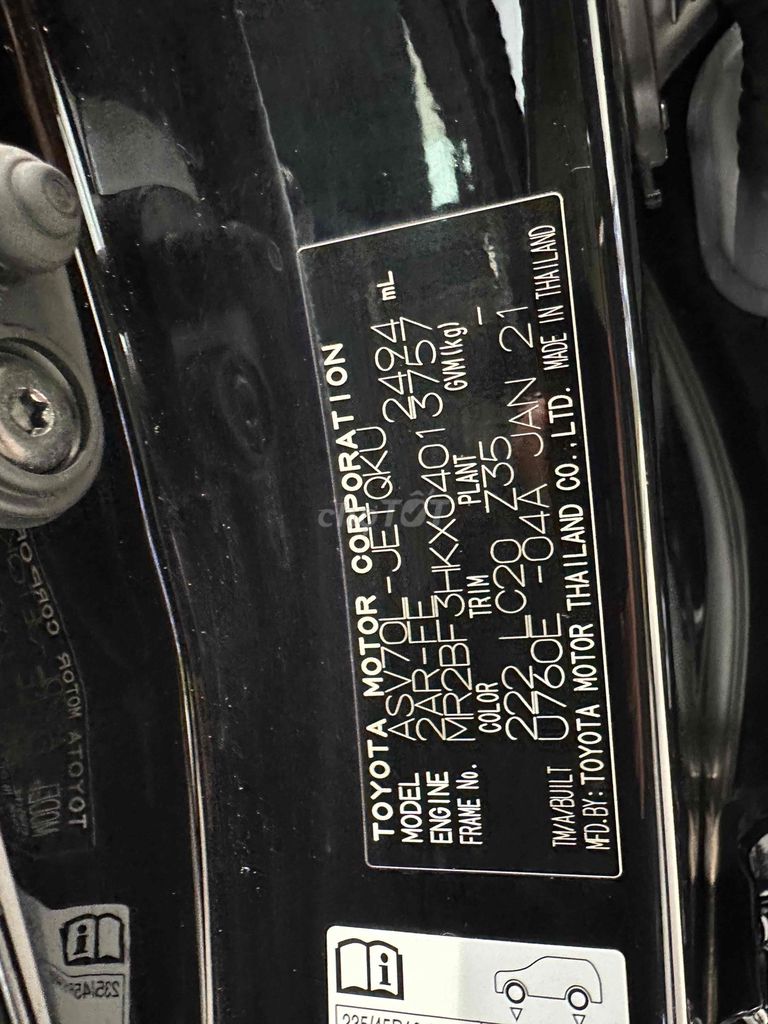 TOYOTA CAMRY 2,5 Q ĐEN 2021 bảo hành chính hãng. Mua bán Ô tô tại Quận Bình Thạnh Tp Hồ Chí Minh được đăng bởi phuongneo hình 7