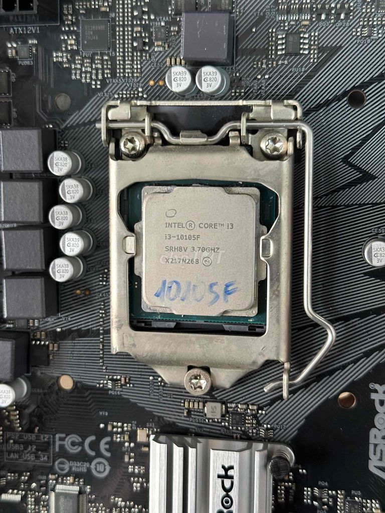 Main Asrock H410M HDV CPU Intel Core i3 10105F. - 133162437