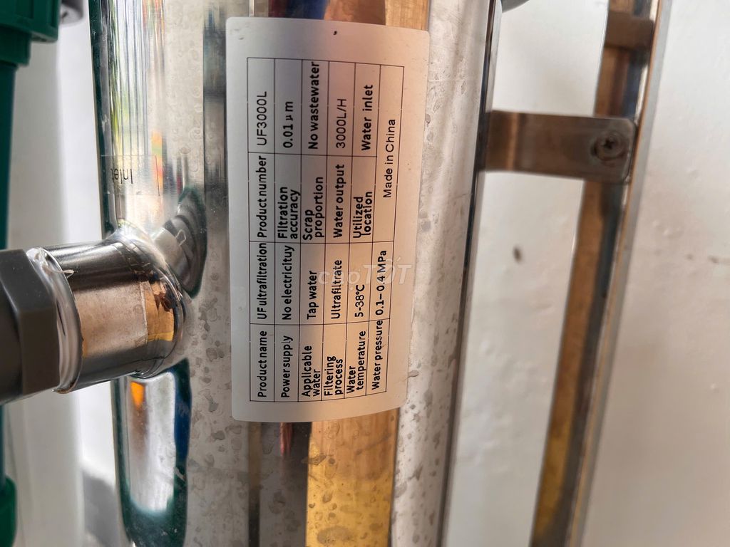 Bộ lọc nước đầu nguồn Forseti UF 3000L . Mua bán Nội thất, đồ gia dụng khác tại Huyện Cần Giuộc Long An được đăng bởi dung nguyen hình 1