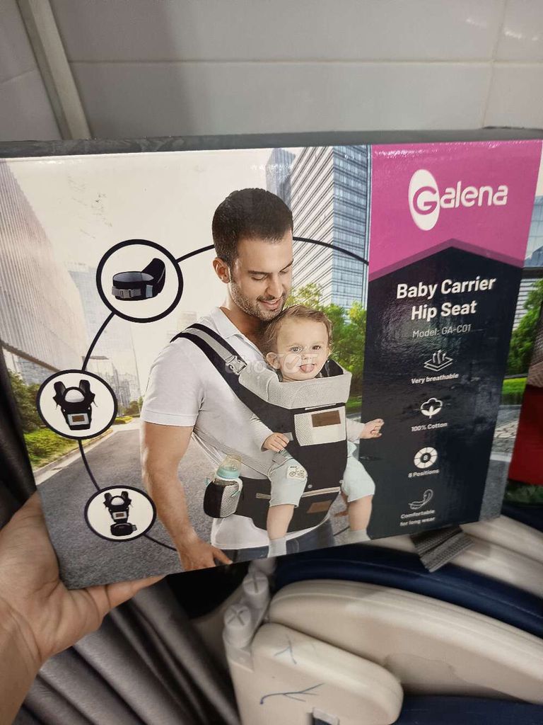 Địu em bé Galena GA-C01 Cotton. Mua bán Mẹ và bé tại Huyện Bình Chánh Tp Hồ Chí Minh được đăng bởi Trần Hoàng Trúc Hương hình 1