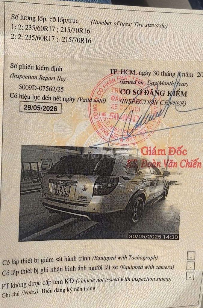 CHEVROLET CAPTIVA 2007 LT 2.4 - 2010 km. Mua bán Ô tô tại Thành phố Thủ Đức Tp Hồ Chí Minh được đăng bởi TRANG XUÂN hình 12