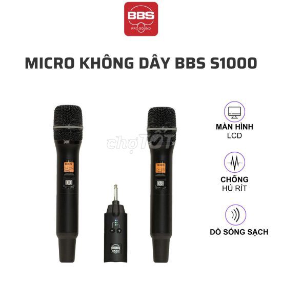 MICRO KHÔNG DÂY BBS S1000