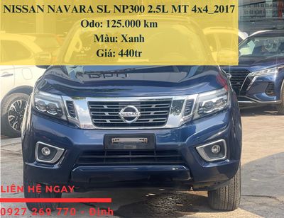 NISSAN NAVARA SL NP300 2.5L MT 4x4 2017