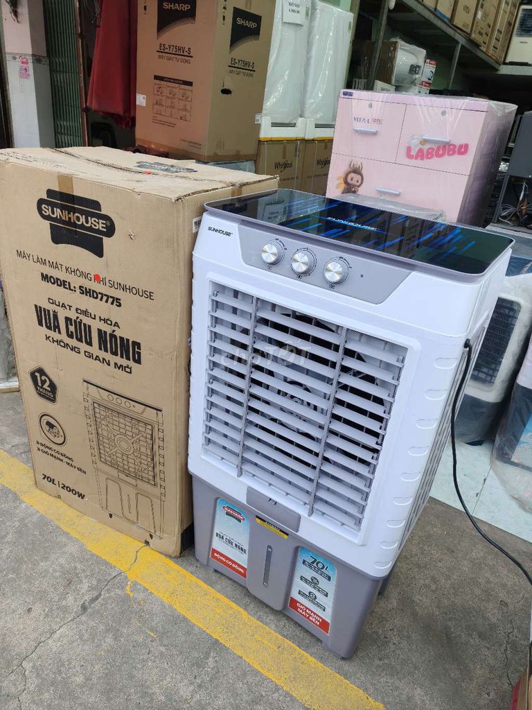 Quạt hơi nước Sunhouse SHD7775 70 lít. Mua bán Quạt tại Thành phố Biên Hòa Đồng Nai được đăng bởi CTy TNHH MTV TMDV Hậu Minh Hà  hình 1