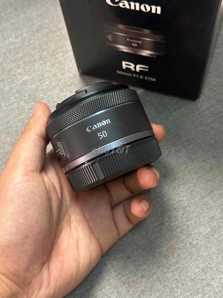 Ống kính Canon RF 50mm F1.8 STM Fullbox 99%. Mua bán Máy ảnh, Máy quay tại Quận Hải Châu Đà Nẵng được đăng bởi Tiến Đạt hình 1