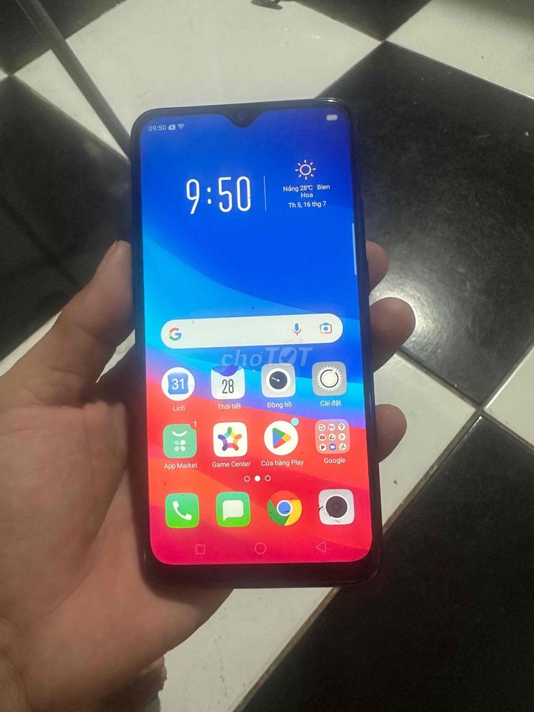 Oppo A5s 3GB 32GB Đen. Mua bán Điện thoại tại Thành phố Biên Hòa Đồng Nai được đăng bởi Thu bằng giá bán hình 1