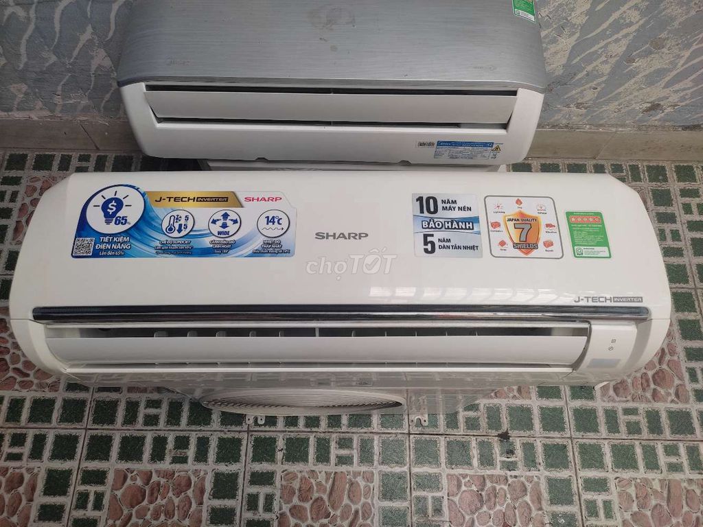 Máy Lạnh Sharp J-Tech 1.5 HP INVERTER GAS R32 98%