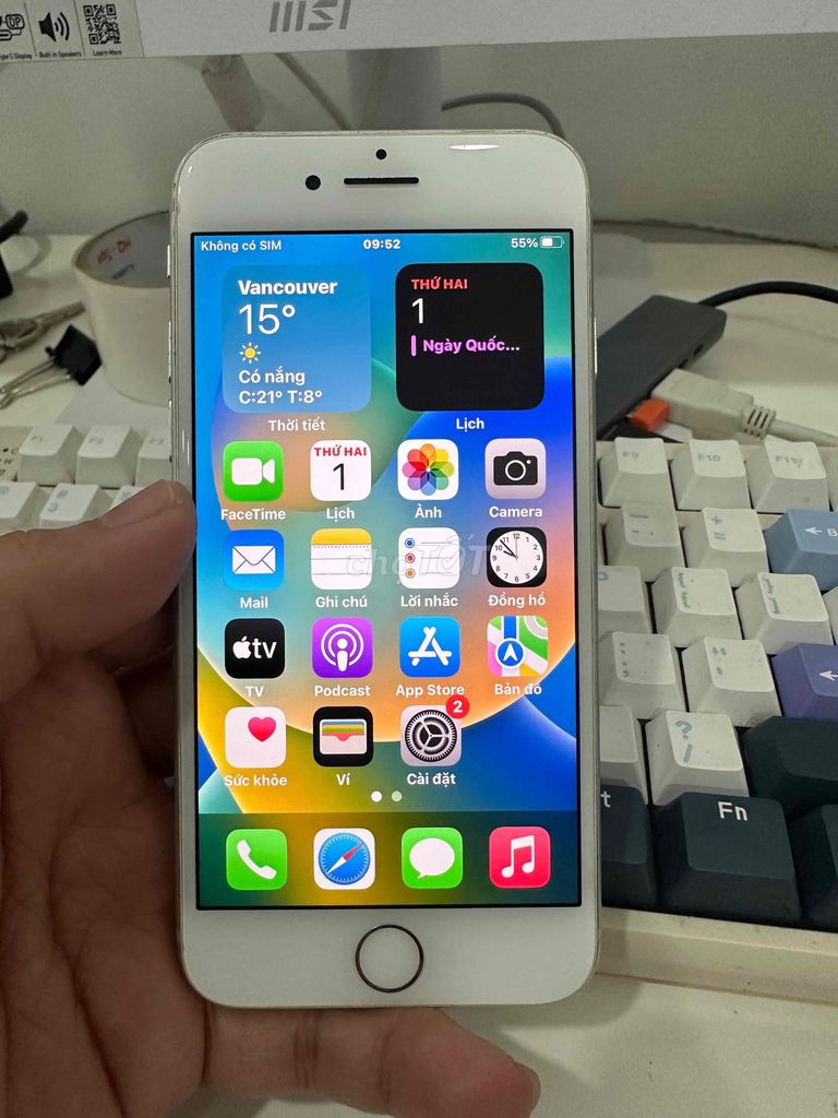 Apple iPhone 8 Trắng. Mua bán Điện thoại tại Thành phố Biên Hòa Đồng Nai được đăng bởi duy tân hình 1