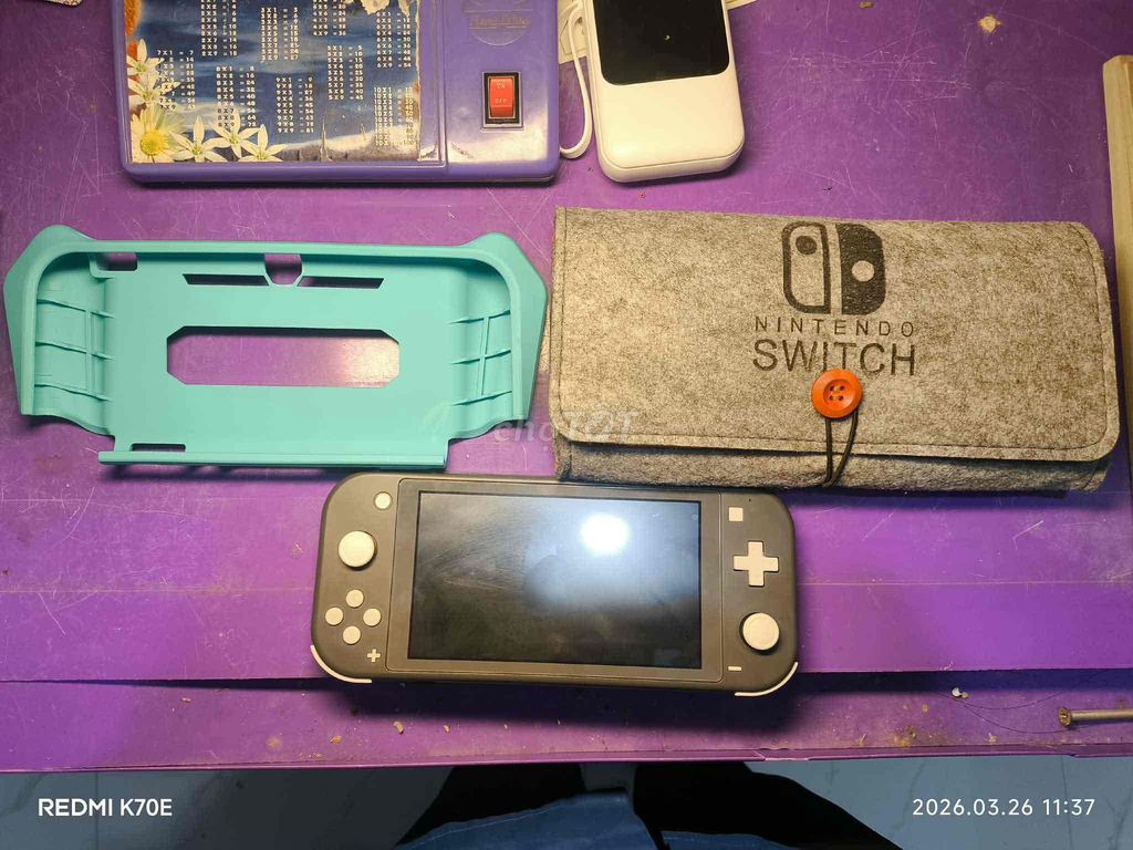 Máy chơi game Nintendo Switch Lite Xám. Mua bán Thiết bị chơi game tại Huyện Diễn Châu Nghệ An được đăng bởi Phước Nguyễn hình 1