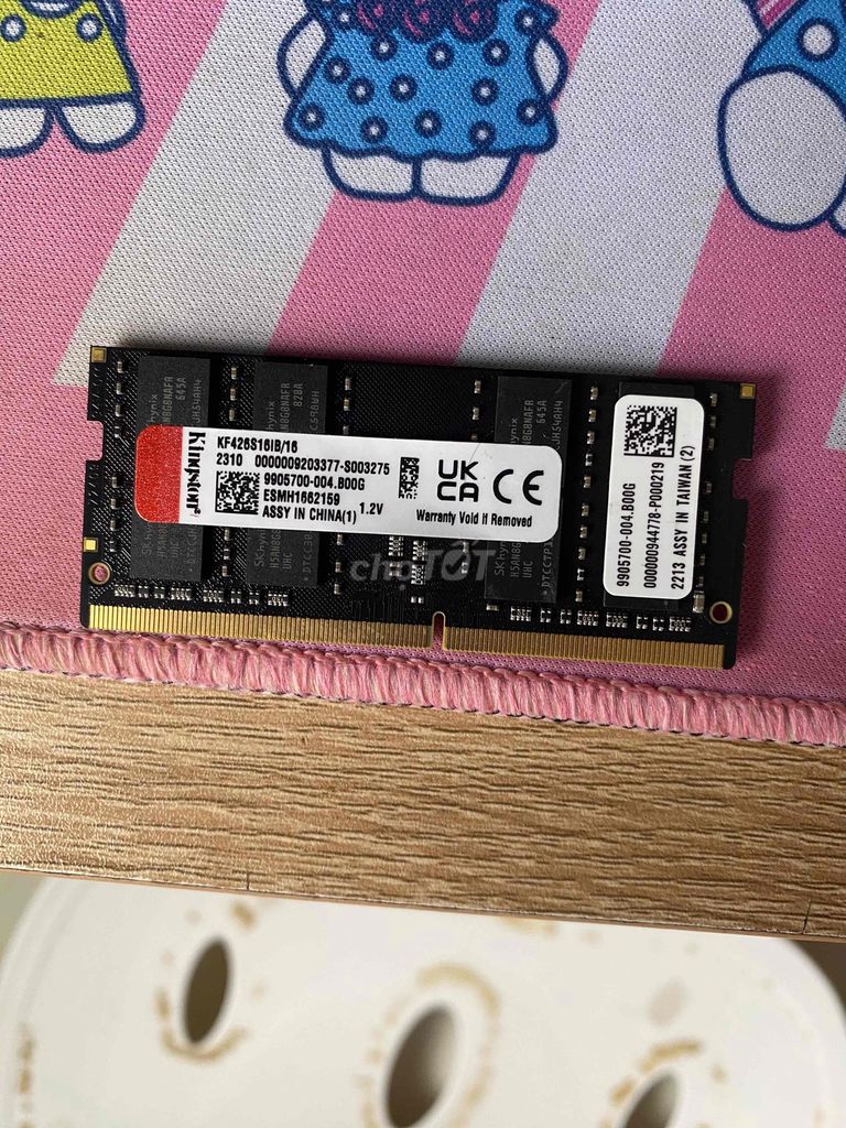 RAM Laptop DDR4 16GB 2666MHz. Mua bán Linh kiện (RAM, Card...) tại Quận Ninh Kiều Cần Thơ được đăng bởi ttkl hình 1