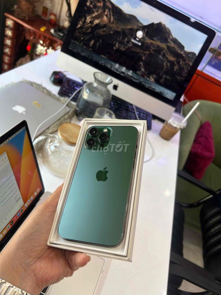 iphone13promax 256gb green za/a pin100 zin áp suất. Mua bán Điện thoại tại Quận 3 Tp Hồ Chí Minh được đăng bởi Nam Á Mobile hình 1