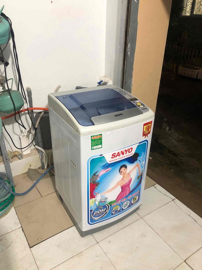 Máy Giặt 7KG Hiệu SANYO Free Ship + Bao lắp