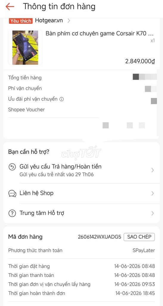 Bàn phím cơ Corsair K70 PRO RGB Đen Như mới. Mua bán Phụ kiện (Màn hình, Chuột...) tại Quận 7 Tp Hồ Chí Minh được đăng bởi Thanh Phong hình 1