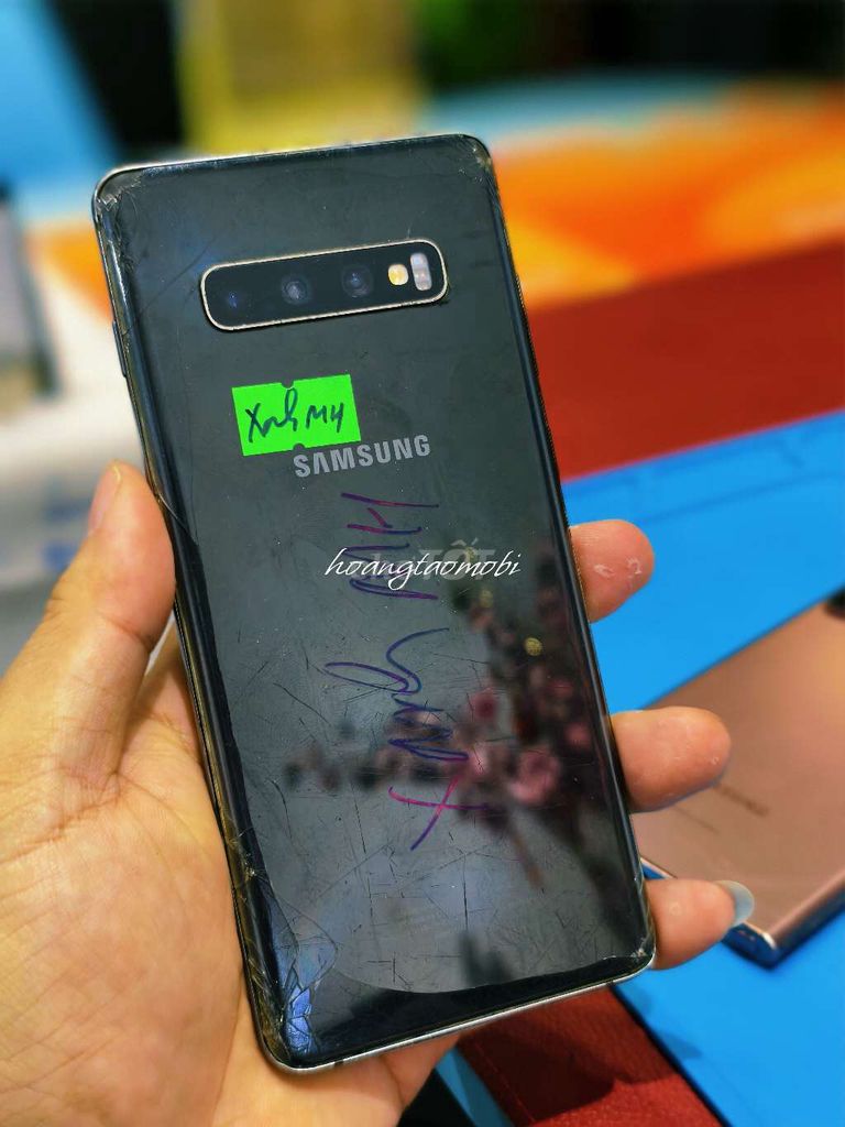 Samsung Galaxy S10 Plus Đen Đã sử dụng. Mua bán Điện thoại tại Quận Tân Bình Tp Hồ Chí Minh được đăng bởi Táo Bán Lổ hình 1