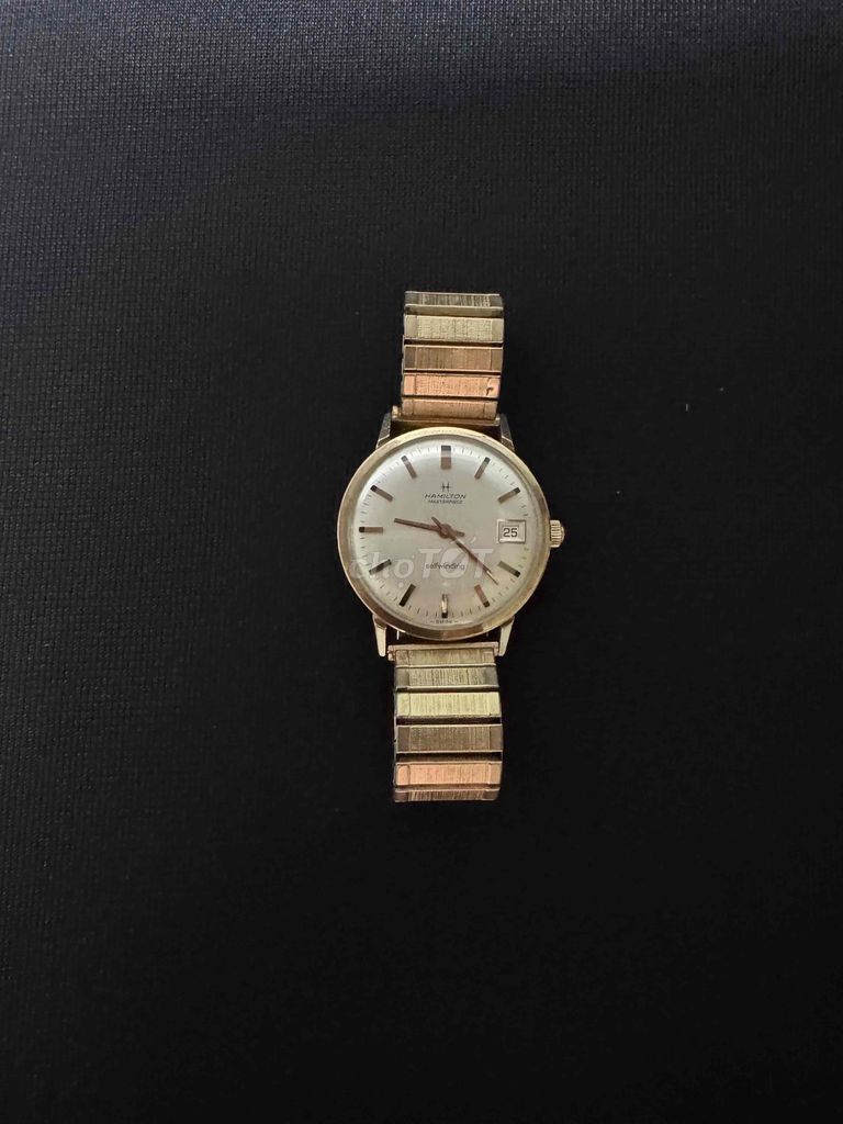 Đồng hồ Hamilton Nam Vàng 10k 35mm. Mua bán Đồng hồ tại Quận 4 Tp Hồ Chí Minh được đăng bởi Vu Hoang hình 1