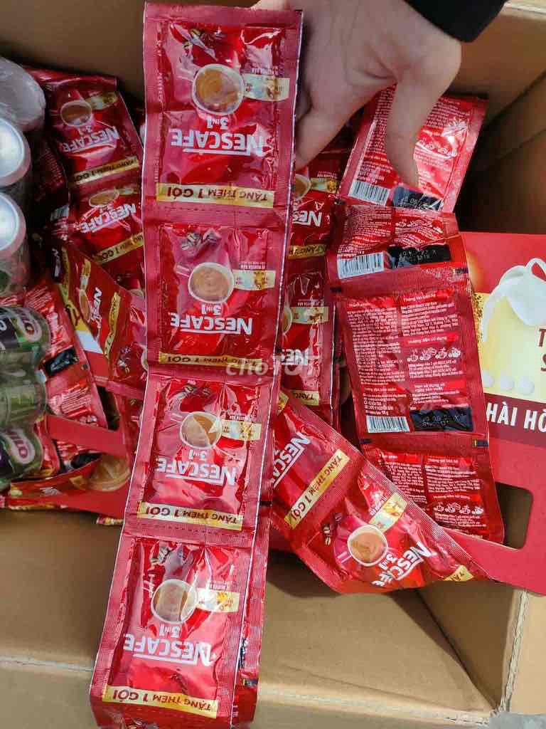 Nescafe Cà phê hòa tan 3in1 10+1 gói. Mua bán Đồ ăn, thực phẩm và các loại khác tại Quận 4 Tp Hồ Chí Minh được đăng bởi Khang Khang hình 1