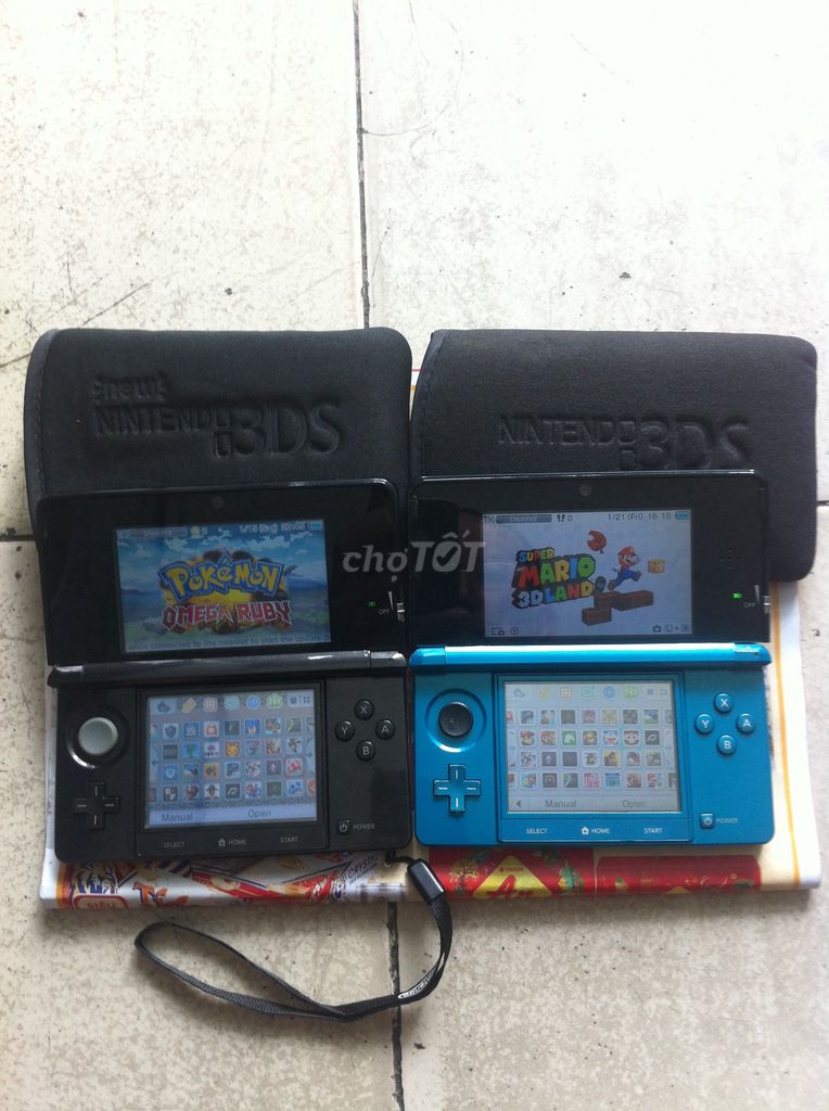 - Nintendo O3DS + thẽ nhớ 64gb