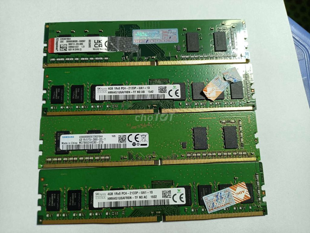 RAM DDR4 4GB. Mua bán Linh kiện (RAM, Card...) tại Thành phố Biên Hòa Đồng Nai được đăng bởi DINH TRAN hình 1