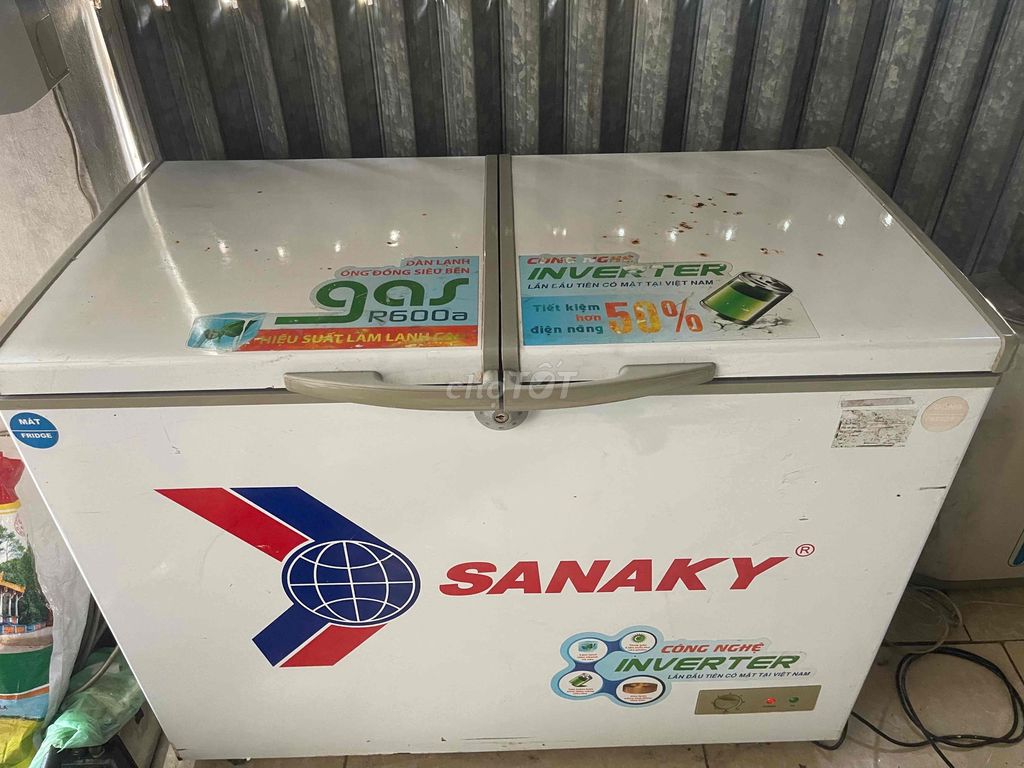 tủ đông 2chế do sanaky dànlạnh chạy bằng ống đồng