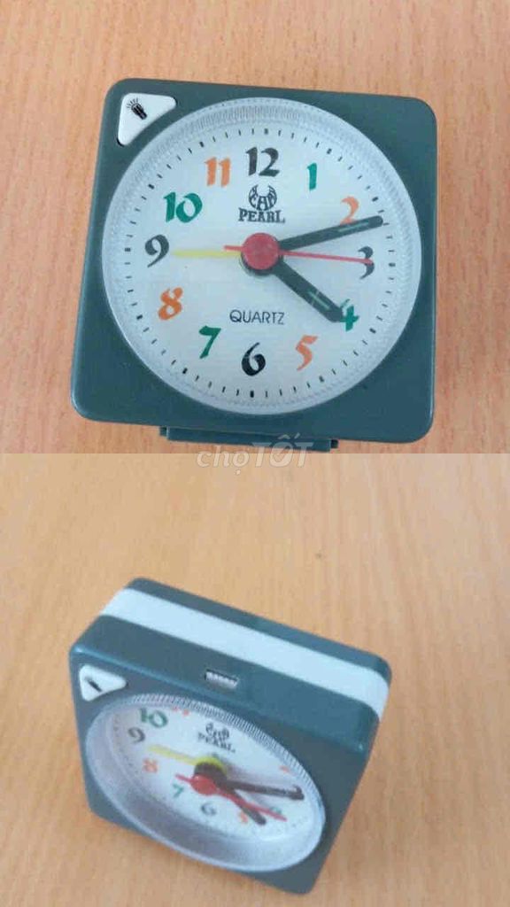 Đồng hồ báo thức Pearl Quartz Xanh lá. Mua bán Nội thất, đồ gia dụng khác tại Quận Nam Từ Liêm Hà Nội được đăng bởi Diep hình 1