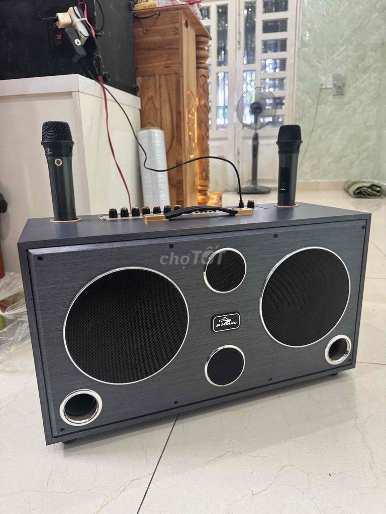 Loa karaoke 2 bass 20cm Đen. Mua bán Tivi, Âm thanh tại Thành phố Vũng Tàu Bà Rịa - Vũng Tàu được đăng bởi Đồ Điện Tử Gia Đình Vũng Tàu hình 1