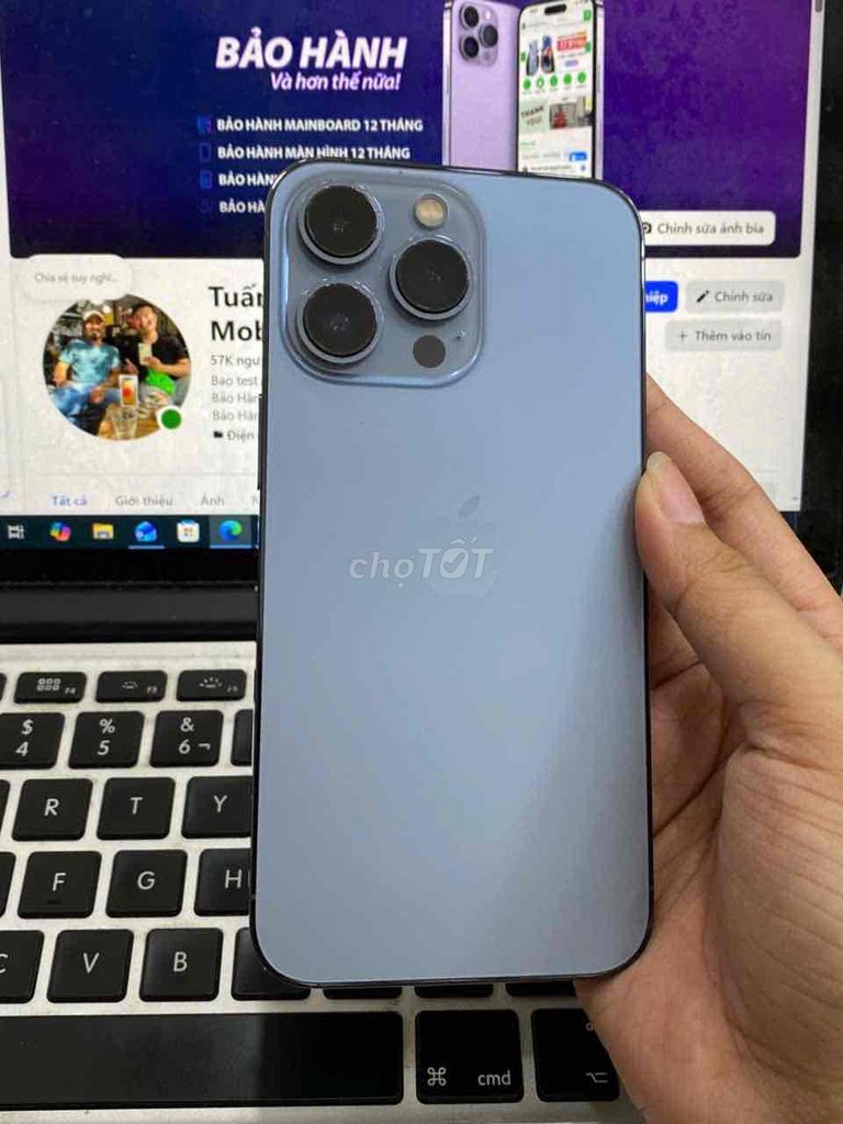 IPhone 13Pro 256G Xanh Vn - Pin 100%. Mua bán Điện thoại tại Quận 3 Tp Hồ Chí Minh được đăng bởi Tuấn Nguyễn hình 1
