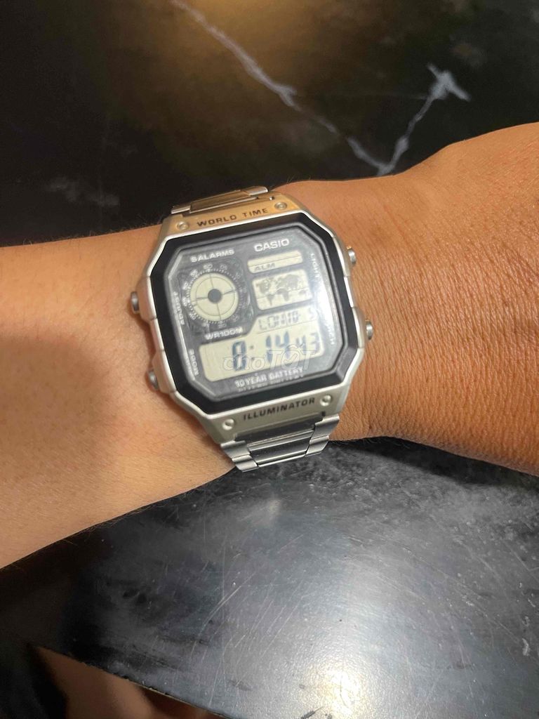 Đồng hồ Casio kim loại Bạc. Mua bán Đồng hồ tại Thị xã Tân Uyên Bình Dương được đăng bởi truong hình 1