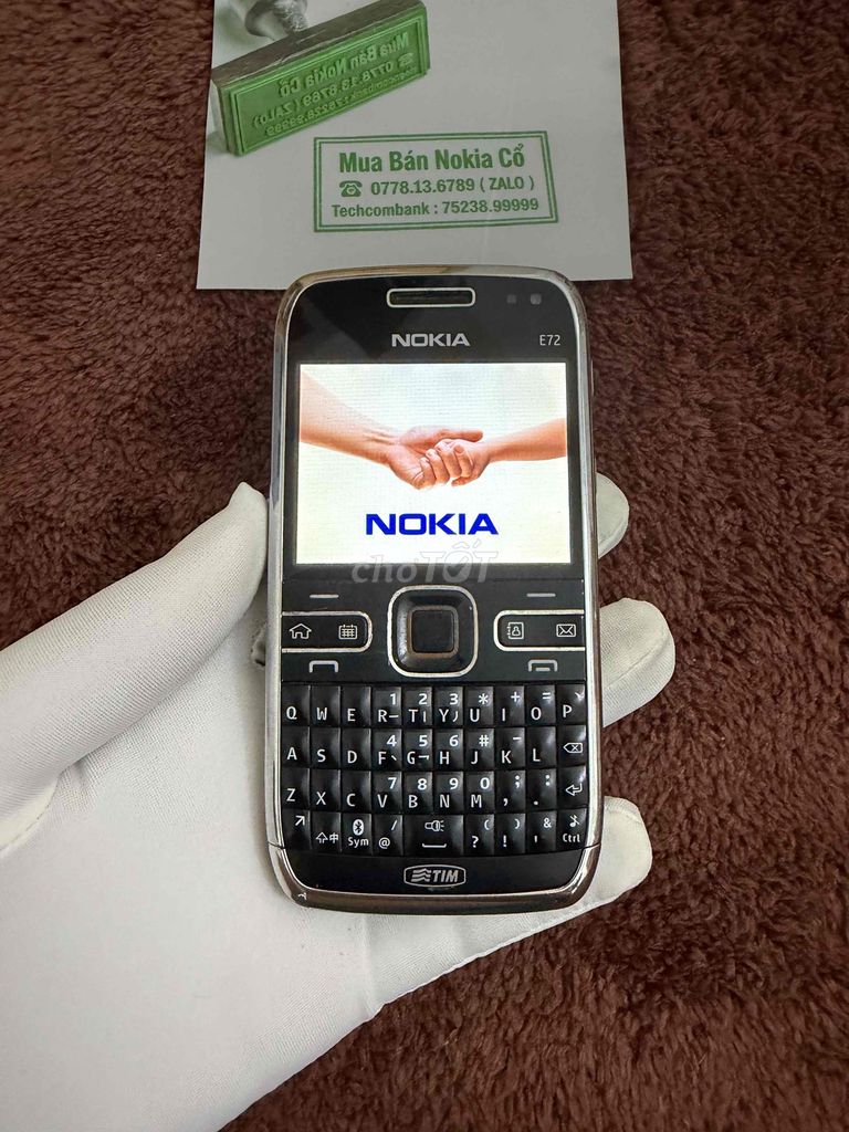 Nokia E72 nhà mạng Tim Made Finland châu âu hiếm. Mua bán Điện thoại tại Quận 10 Tp Hồ Chí Minh được đăng bởi Mua Bán Nokia Cổ hình 1