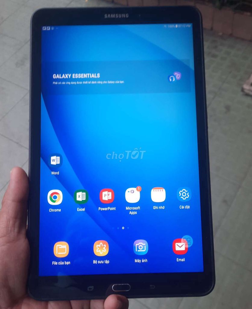 Samsung Galaxy Tab A T580 16GB Đen Đá Cafe . Mua bán Máy tính bảng tại Quận 10 Tp Hồ Chí Minh được đăng bởi huỳnh  hình 1