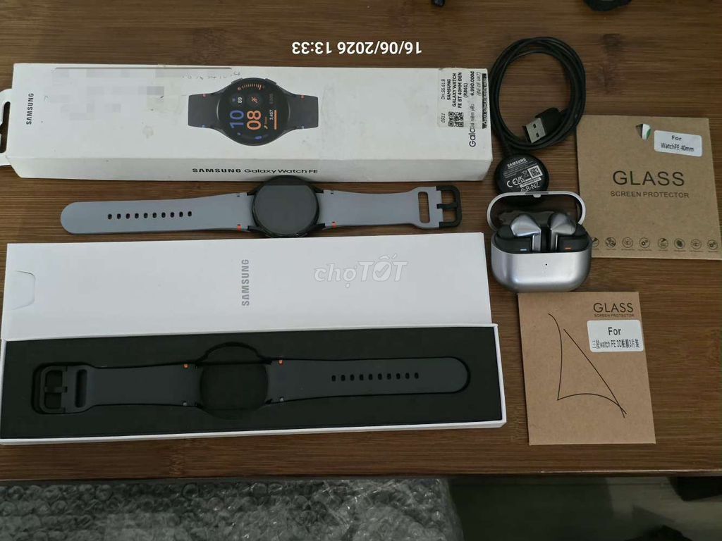 Samsung Galaxy Watch FE 40mm Đen. Mua bán Thiết bị đeo thông minh tại Huyện Gia Lâm Hà Nội được đăng bởi Vinhomes ocean Park hình 1