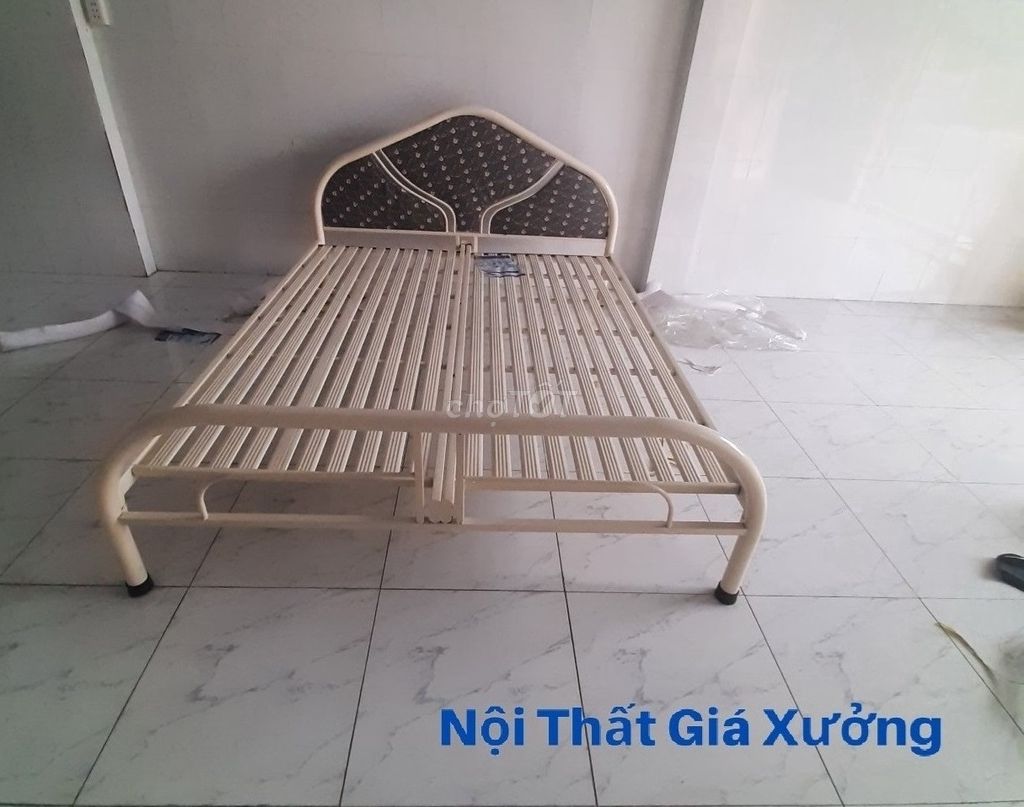 Giường ngủ sắt ---- hcm mới - miẽn cước ---. Mua bán Giường, chăn ga gối nệm tại Quận Bình Tân Tp Hồ Chí Minh được đăng bởi Nội Thất Giá Xưởng  hình 1