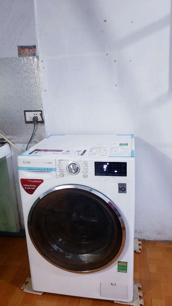 Máy giặt LG 9kg inverter cửa ngang, mới đẹp 95%. Mua bán Máy giặt tại Huyện Gia Lâm Hà Nội được đăng bởi CHUYÊN CÁC LOẠI MÁY GIẶT hình 1