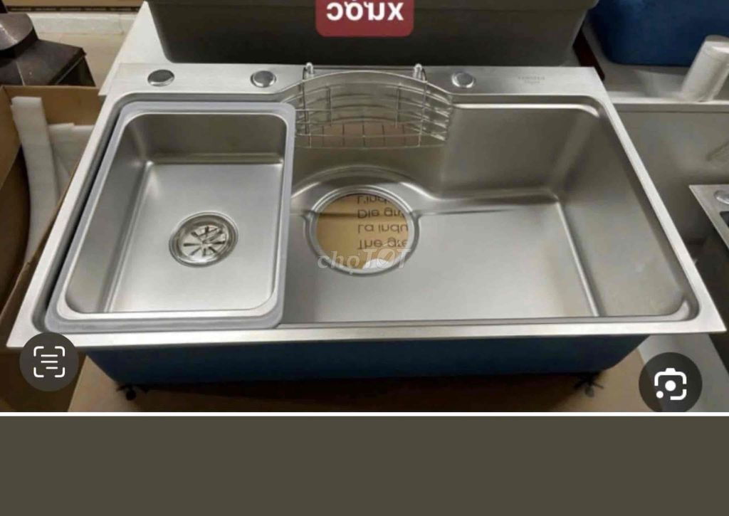 Chậu rửa chén Inox 304 75x46cm dày 5ly mới. Mua bán Dụng cụ nhà bếp tại Quận Hải Châu Đà Nẵng được đăng bởi THIẾT BỊ GIA DỤNG HÀNG CHÍNH HÃNG hình 1