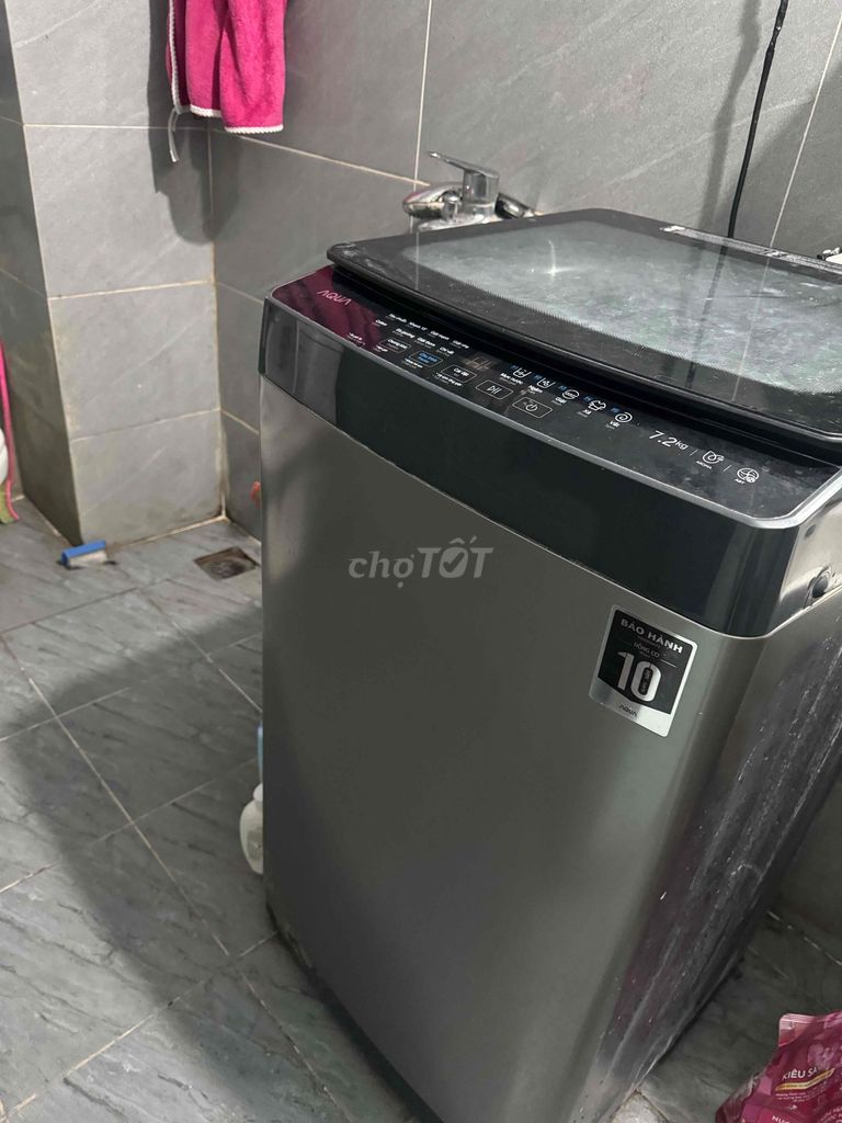 Máy giặt Aqua 7.2kg Xám. Mua bán Máy giặt tại Huyện Gia Lâm Hà Nội được đăng bởi My Phạm hình 1