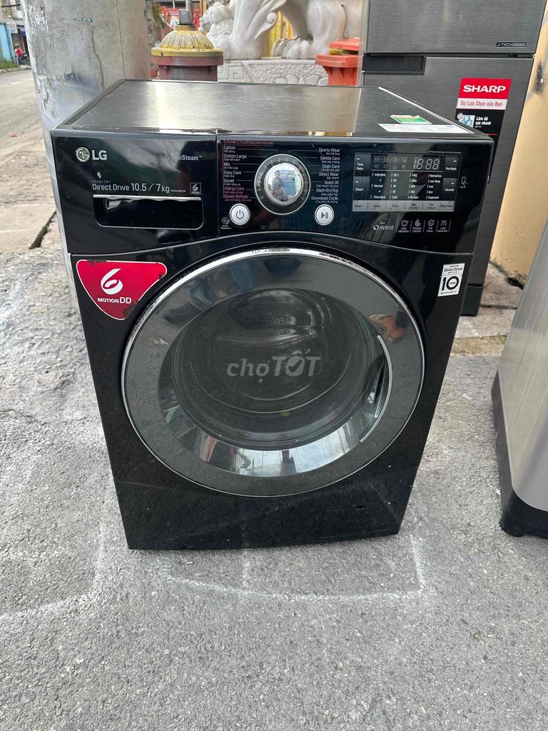 Máy giặt sấy LG 10.5kg/7kg Đen Inverter Direct Dri. Mua bán Máy giặt tại Thành phố Biên Hòa Đồng Nai được đăng bởi cường hình 1