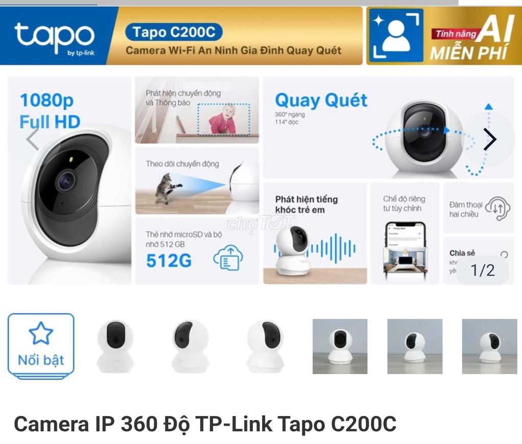 Camera Imou TA32CP-L. Mua bán Máy ảnh, Máy quay tại Quận Liên Chiểu Đà Nẵng được đăng bởi Buyer0690 hình 1