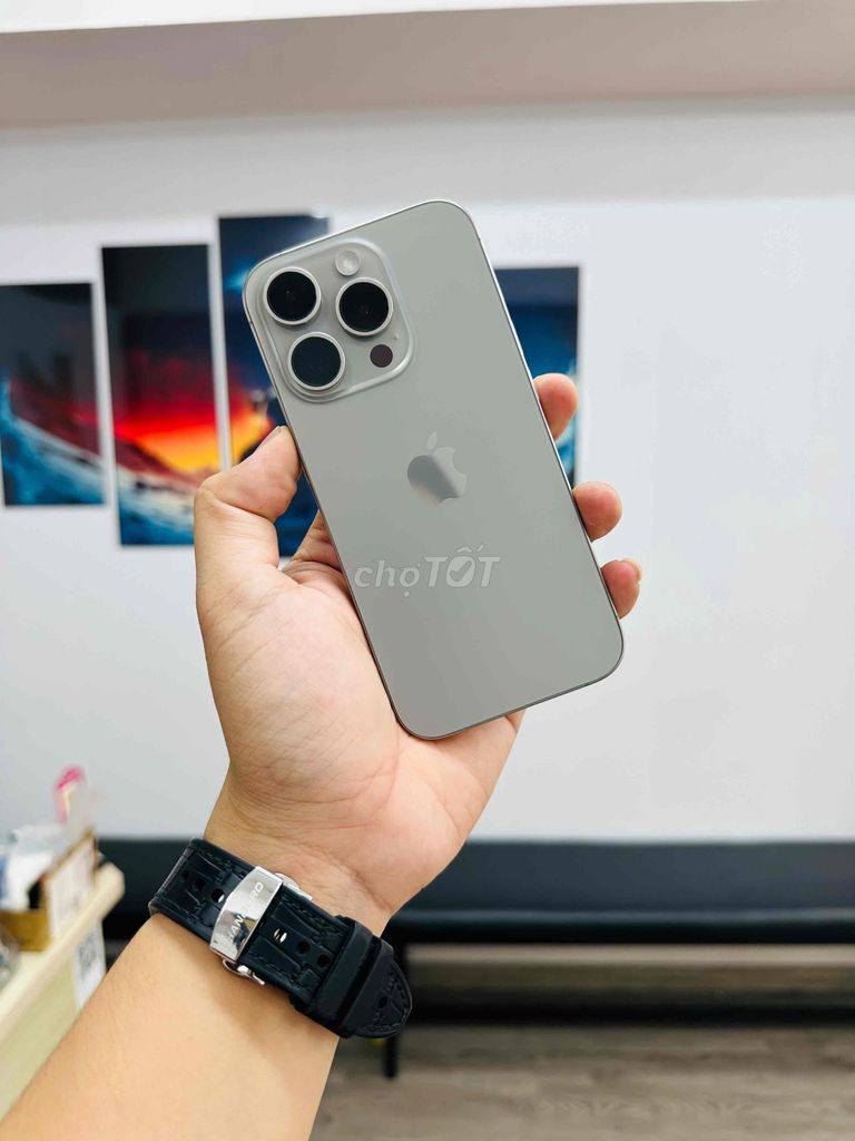 iPhone 15 Pro 128GB Natural đẹp keng , sạc ít 🎉🎉🎉