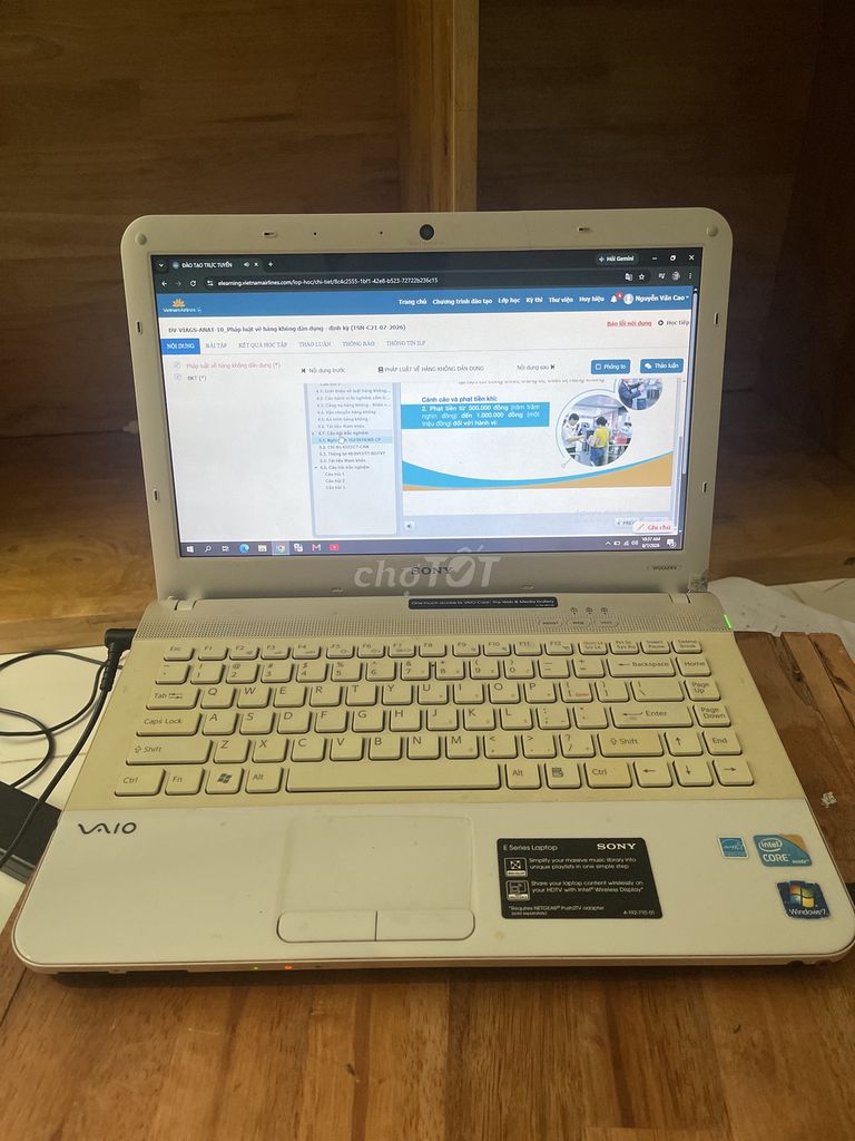 Sony VAIO S Windows 10 trắng. Mua bán Laptop tại Thành phố Thủ Đức Tp Hồ Chí Minh được đăng bởi Nguyễn văn Cao hình 1