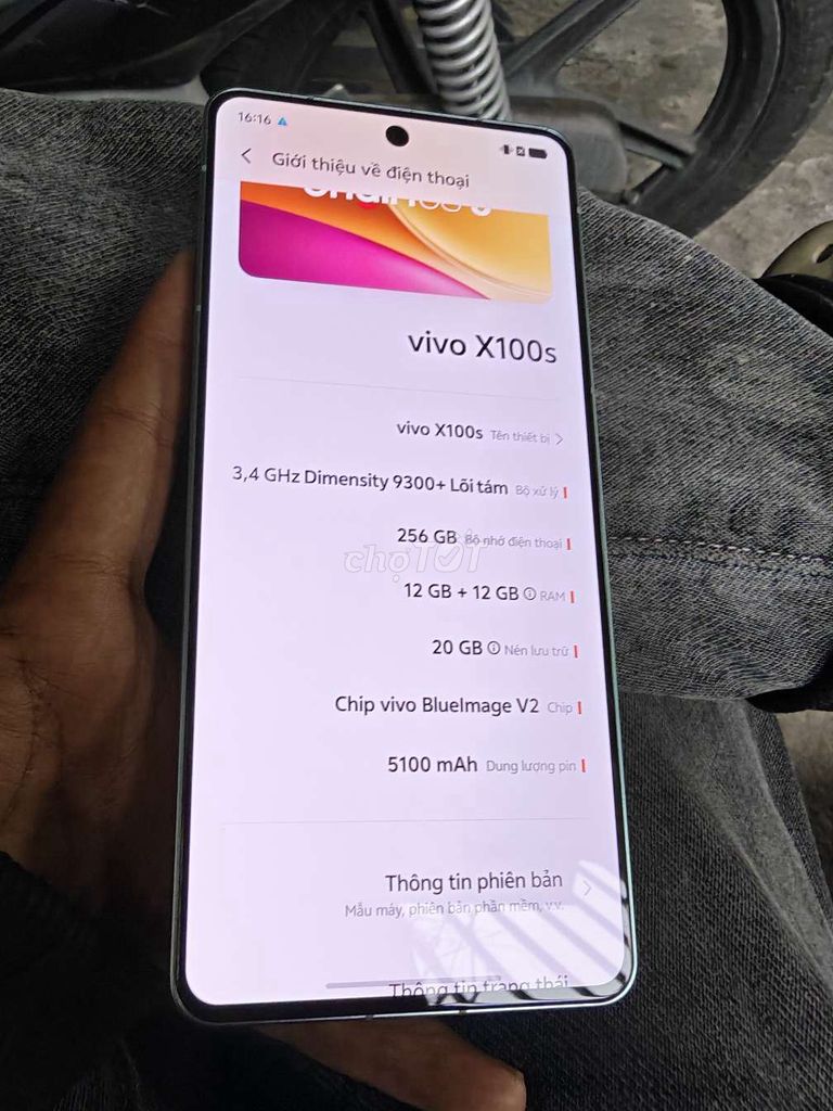 Vivo X100s 256GB Xanh ngọc 12GB. Mua bán Điện thoại tại Huyện Châu Thành Bến Tre được đăng bởi đam mê công nghệ hình 1