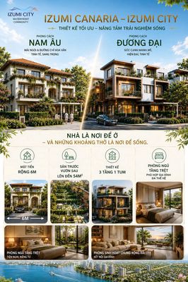 🔥TIN NÓNG🔥 NHÀ PHỐ ĐÔ THỊ IZUMI CITY 🔥 NHẬN NHÀ TRƯỚC - THANH TOÁN SAU