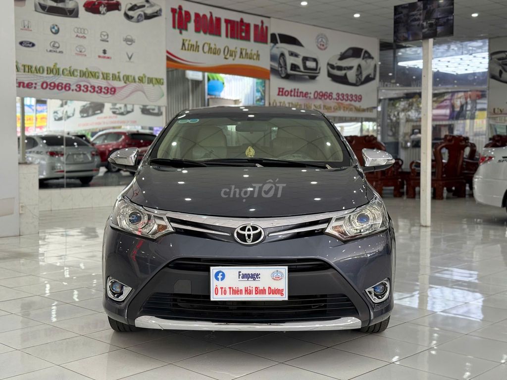 Toyota Vios 1.5E MT 2014 số sàn màu xám. Mua bán Ô tô tại Quận 7 Tp Hồ Chí Minh được đăng bởi Ô Tô Thiên Hải  hình 1