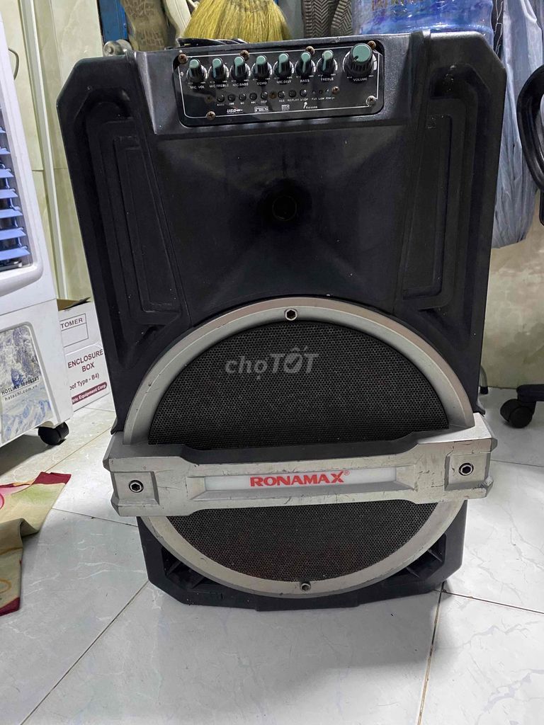 Loa kéo RONAMAX bass 40cm Đen. Mua bán Tivi, Âm thanh tại Huyện Hóc Môn Tp Hồ Chí Minh được đăng bởi Thanh kết hình 1