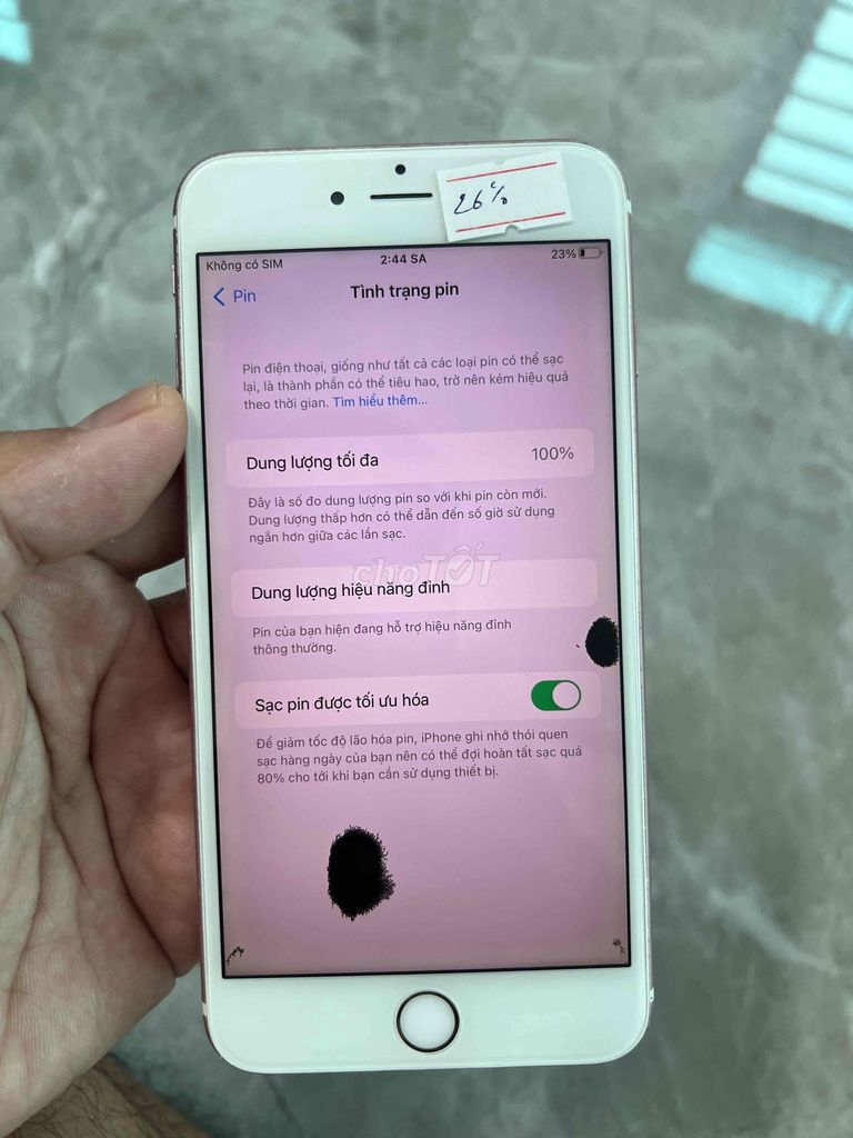 Apple iPhone 6s Plus 16GB Vàng hồng. Mua bán Điện thoại tại Huyện Kim Sơn Ninh Bình được đăng bởi Keng  hình 1