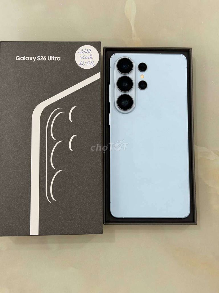 Samsung S26 Ultra 512GB Xanh BH 03.2027. Mua bán Điện thoại tại Quận Tân Phú Tp Hồ Chí Minh được đăng bởi LUCKY SHOP hình 1