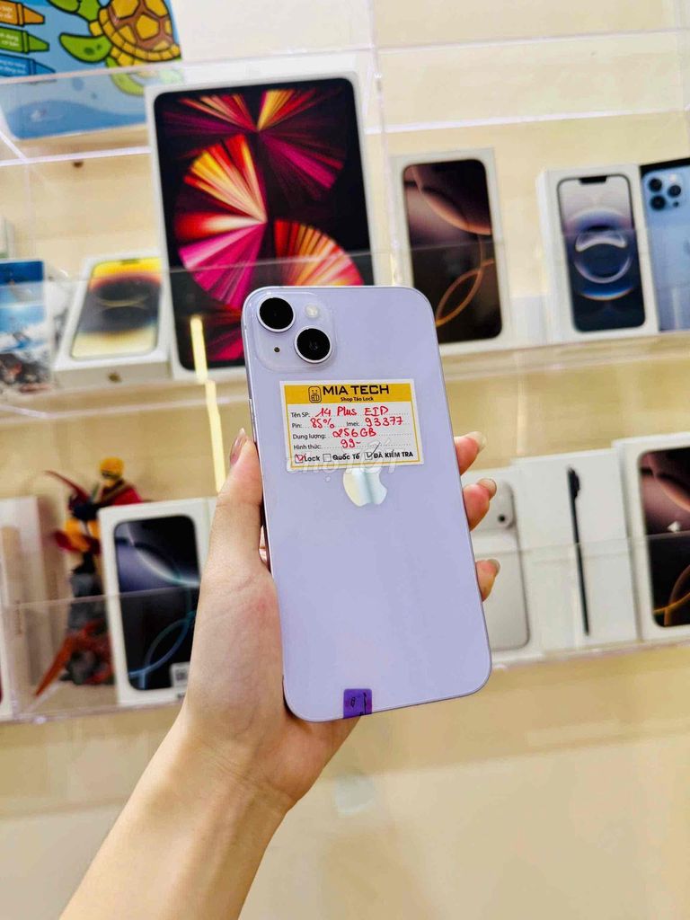 Apple iPhone 14 Plus Lock 256GB Tím Đã sử dụng. Mua bán Điện thoại tại Quận Ba Đình Hà Nội được đăng bởi Huy Trần hình 1