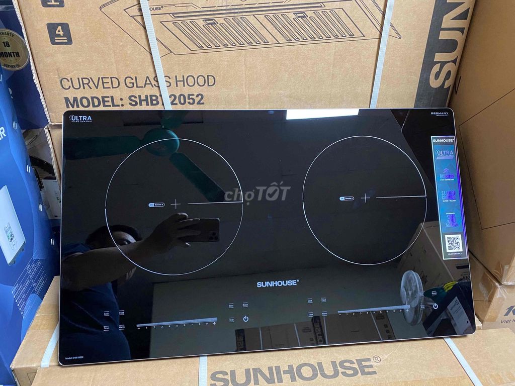 Bếp từ đôi SUNHOUSE SHB-588DI. Mua bán Bếp, lò, đồ điện nhà bếp tại Quận Bắc Từ Liêm Hà Nội được đăng bởi Lê Quân hình 1