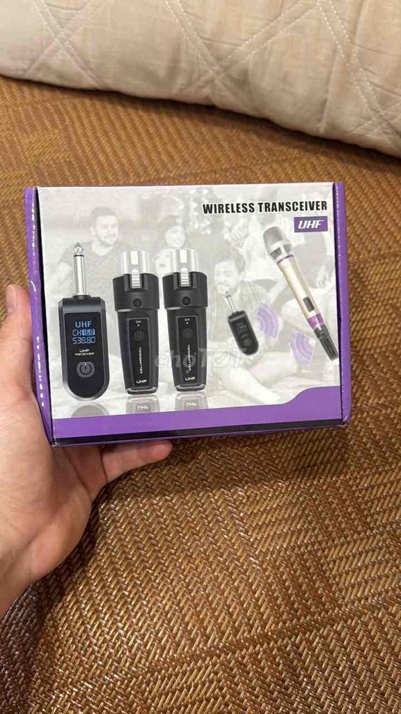 Bộ thu phát micro UHF Đen 1 kéo 1. Mua bán Tivi, Âm thanh tại Quận Cầu Giấy Hà Nội được đăng bởi Mỹ Hoa Trương hình 1