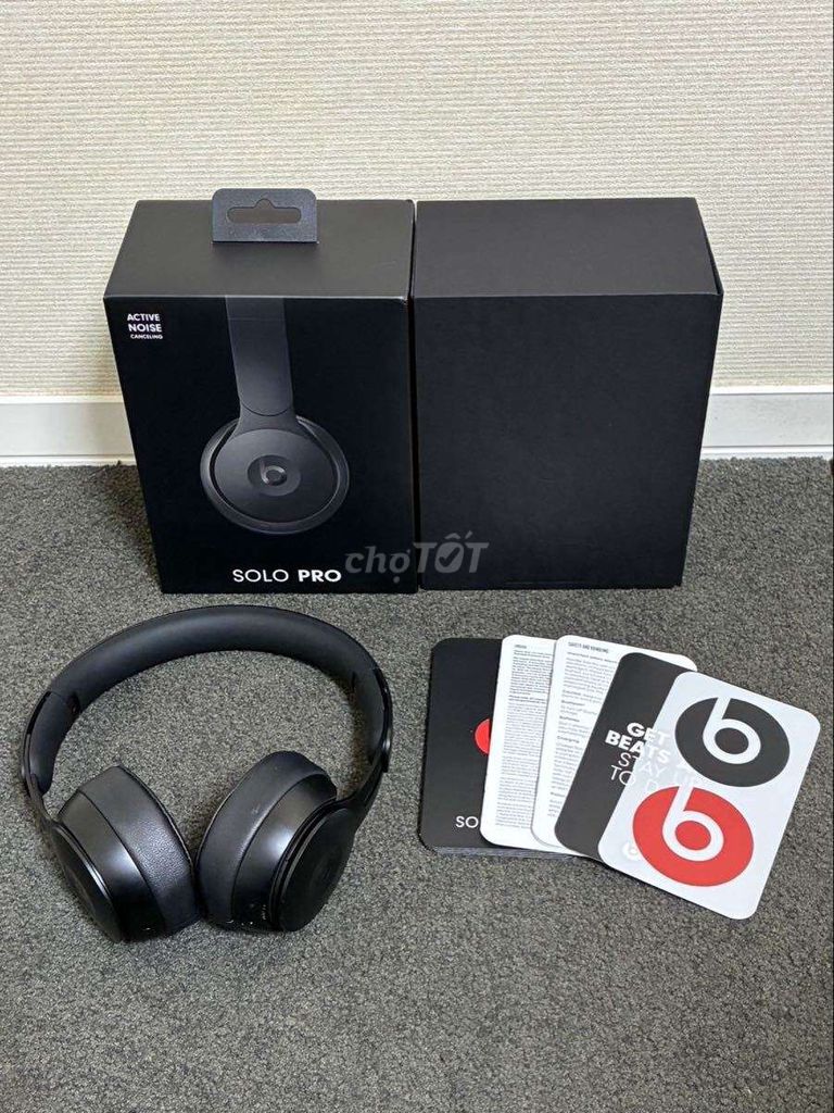 Tai nghe Beats Solo Pro Đen. Mua bán Tivi, Âm thanh tại Huyện An Dương Hải Phòng được đăng bởi Đỗ Đắc Vĩnh hình 1