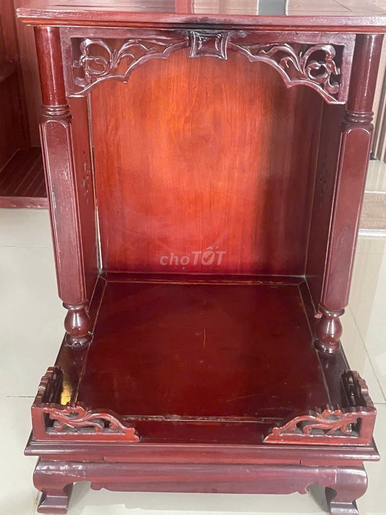 Bàn thờ Thần Tài Gỗ tự nhiên Nâu đỏ. Mua bán Nội thất, đồ gia dụng khác tại Quận Gò Vấp Tp Hồ Chí Minh được đăng bởi Binh hình 1