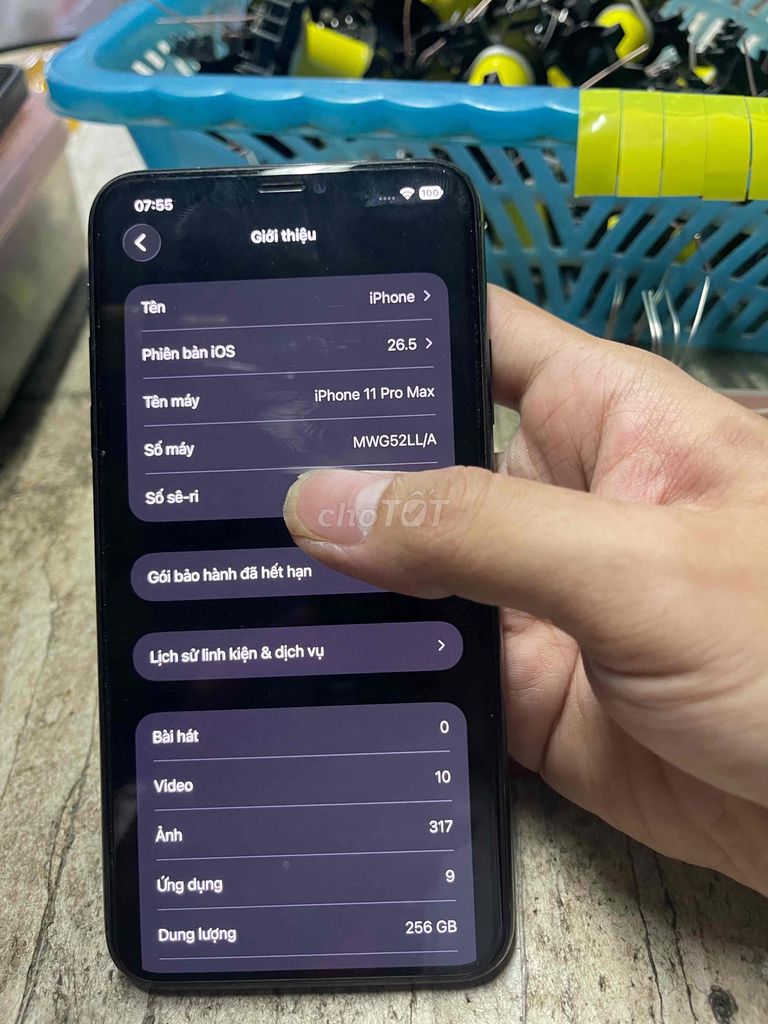 iPhone 11 Pro Max 256GB Thay chấm mực nhỏ. Mua bán Điện thoại tại Quận 12 Tp Hồ Chí Minh được đăng bởi Nguyễn Thiện hình 1